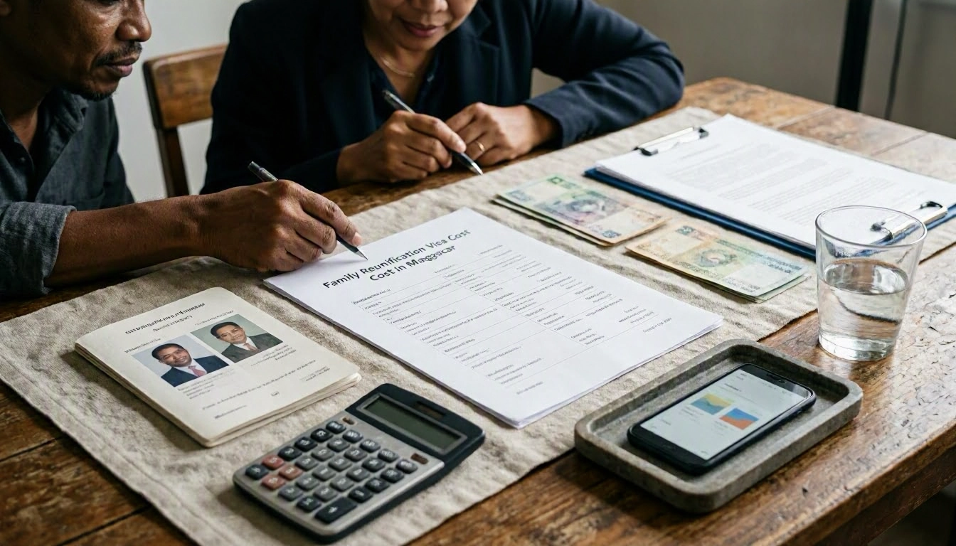 Family Reunification Visa Cost in Madagascar
