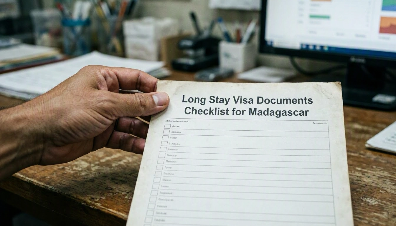 Long Stay Visa Documents Checklist for Madagascar
