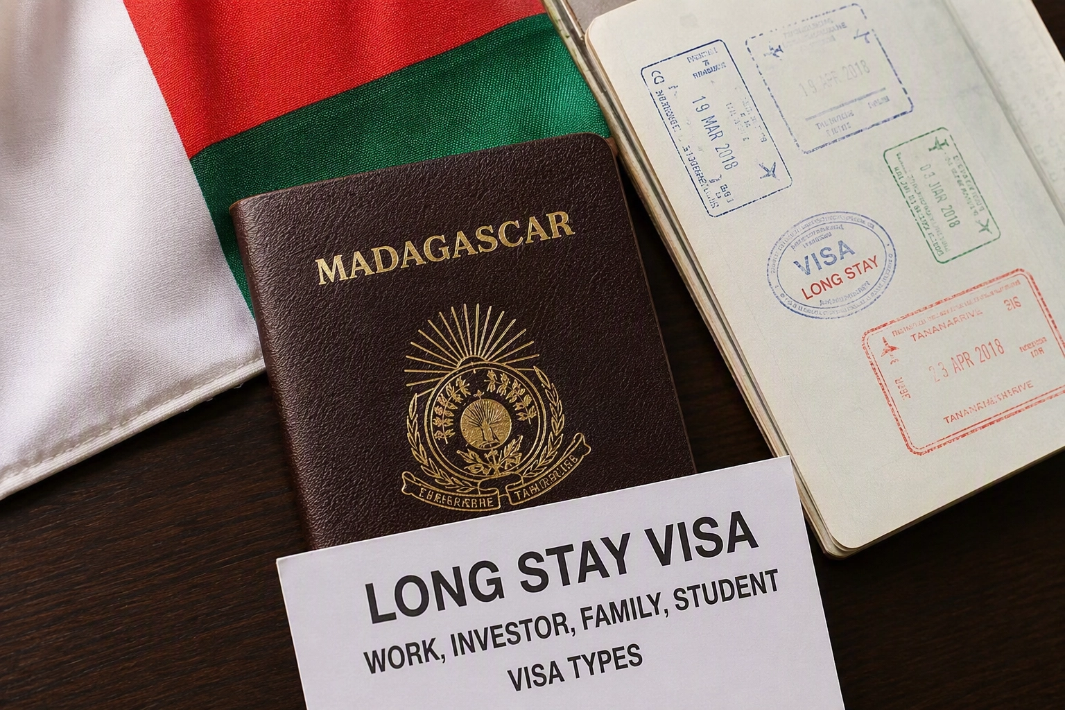Work, Investor, Family, and Student Visa Types